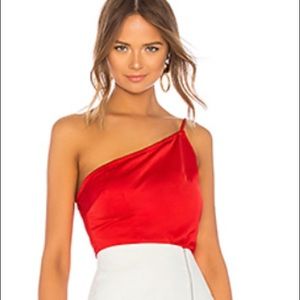 Revolve Superdown one shoulder cami